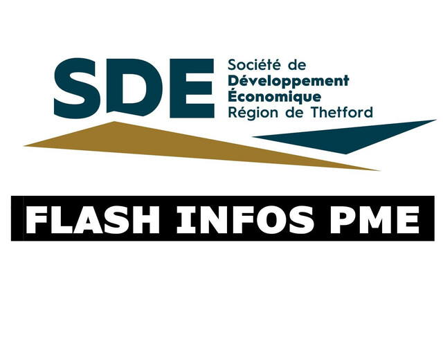 La SDE vous présente le FLASH INFOS PME du 8 septembre 2023